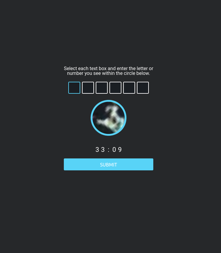 CAPTCHA Verification