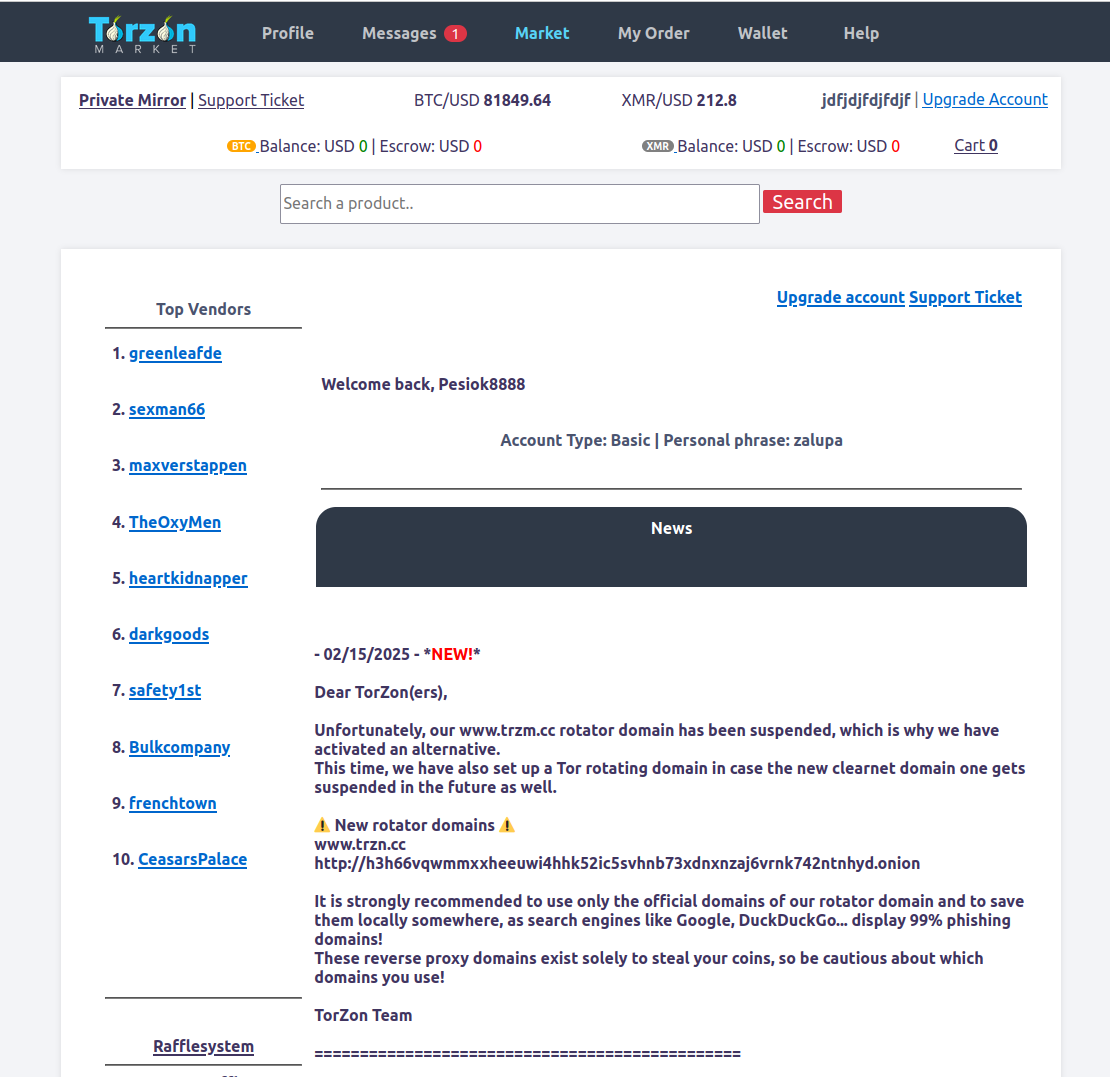 User Profile Overview